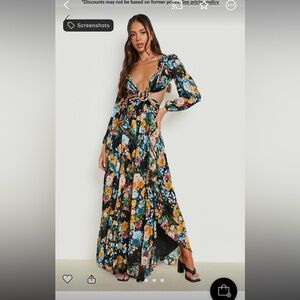 Boohoo Dress Cut out Maxi dress